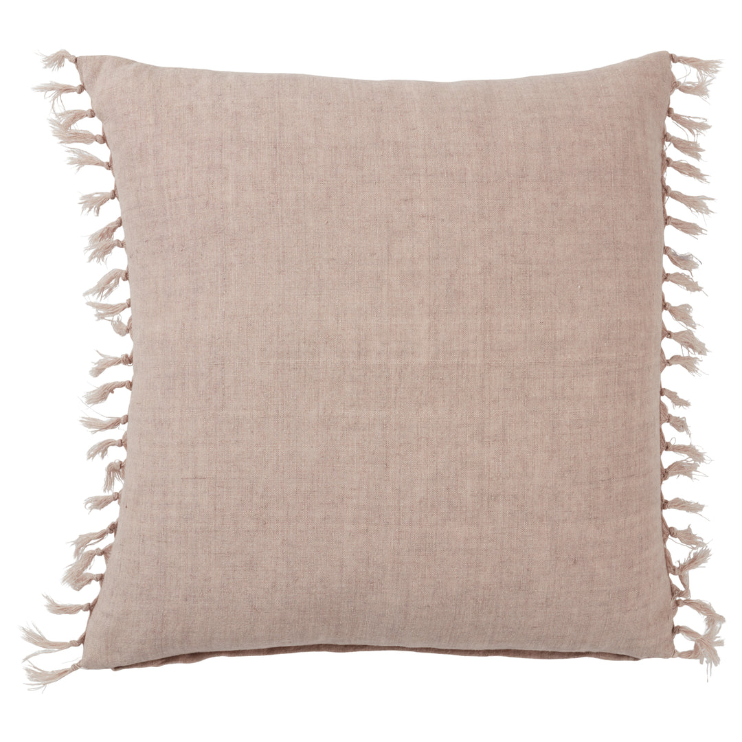 Jaipur Living Majere Solid Blush Poly Fill Pillow (20" Square)