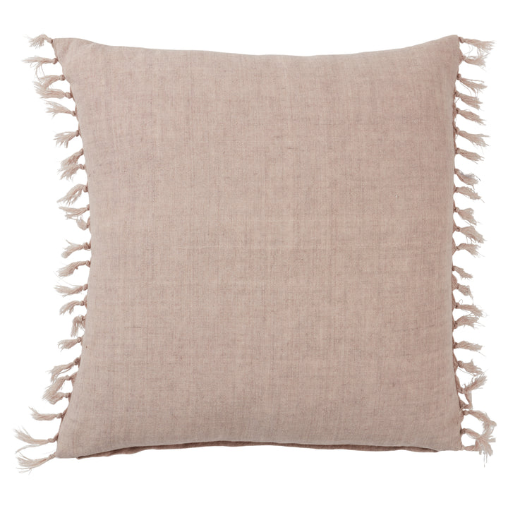 Jaipur Living Majere Solid Blush Poly Fill Pillow (13"X21" Lumbar)