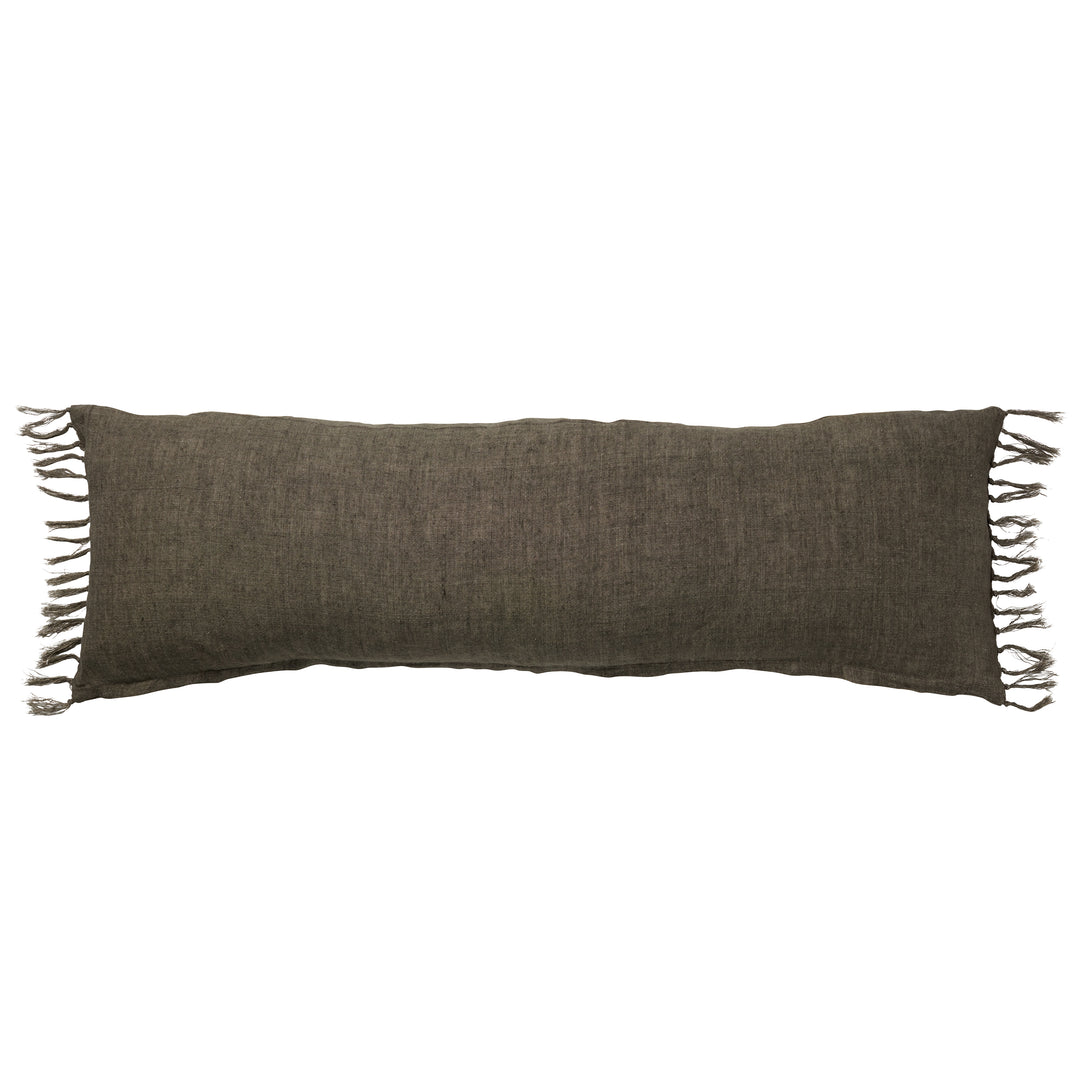 Jaipur Living Majere Solid Sage Pillow Cover (13"X21" Lumbar)