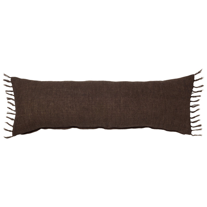 Jaipur Living Majere Solid Brown Poly Fill Pillow (20" Square)