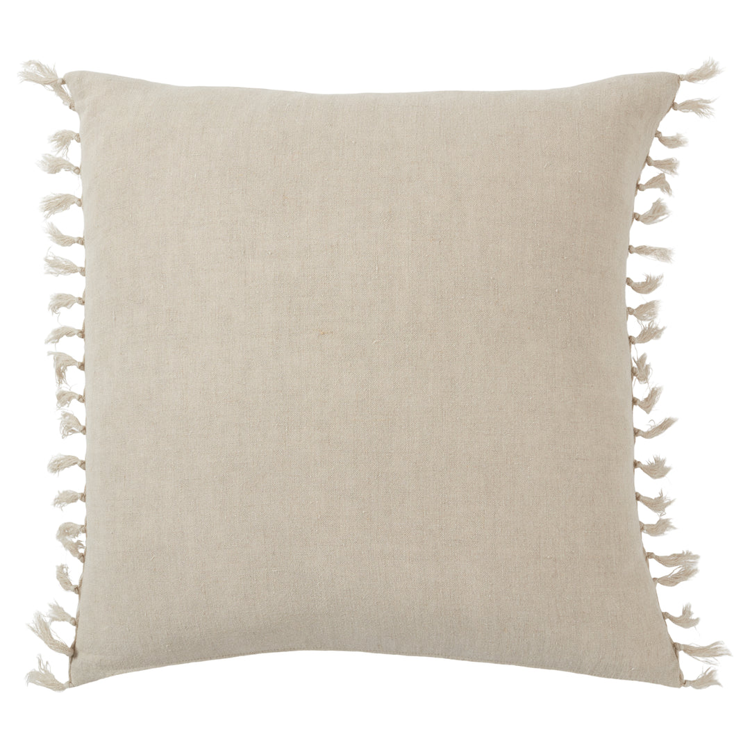 Jaipur Living Majere Solid Light Gray Down Pillow (20" Square)