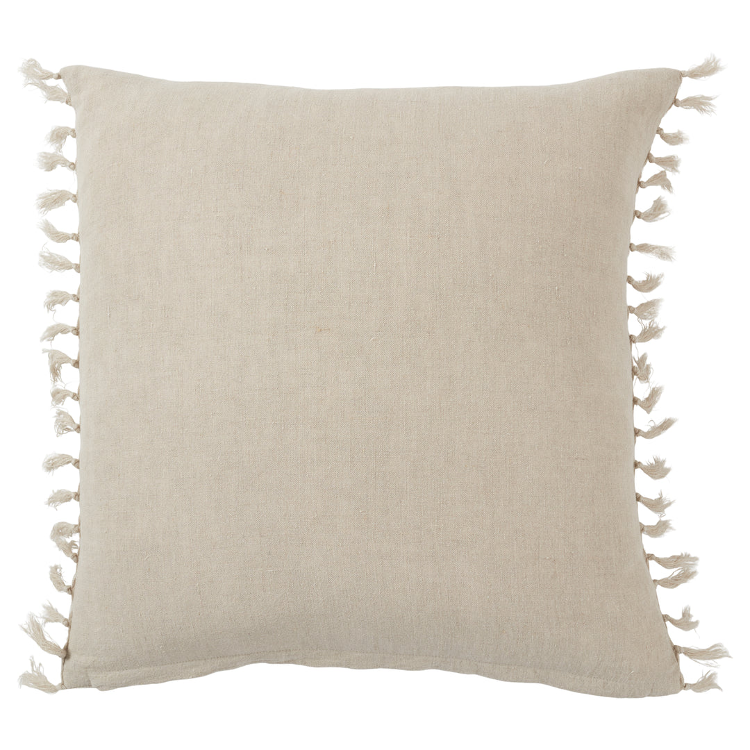 Jaipur Living Majere Solid Light Gray Pillow Cover (20" Square)