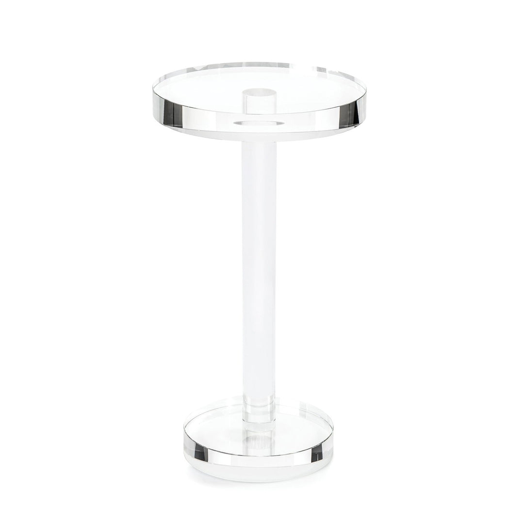 Ellery Crystal Martini Table - Clear - Crystal