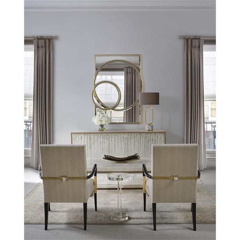 Side Tables Ellery Crystal Martini Table - Clear - Crystal