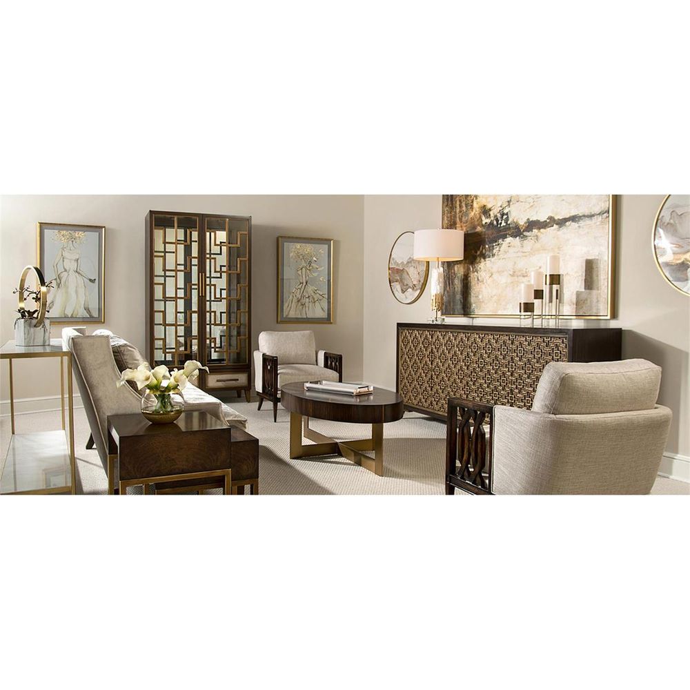 Console Tables Austin A. James' New Orleans White Sofa Table With Shelf - Multicolor, White