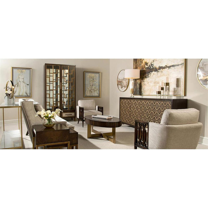 Console Tables Austin A. James' New Orleans White Sofa Table With Shelf - Multicolor, White