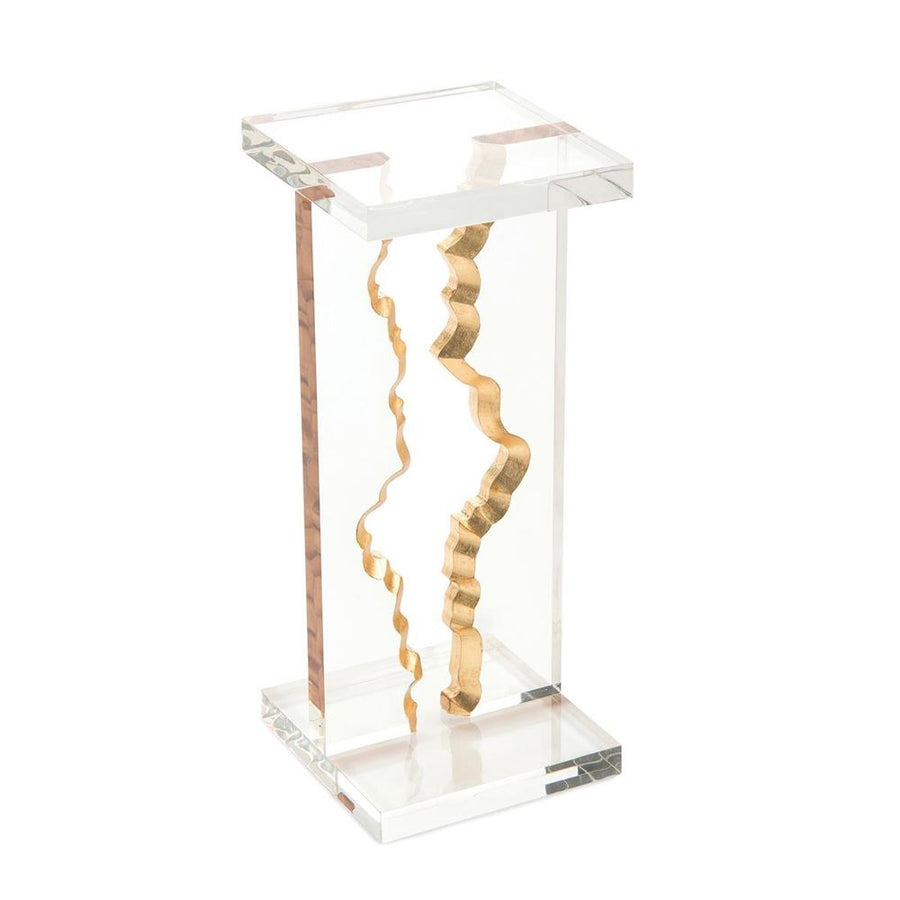 Side Tables Gold Landscape Martini Table - Gold