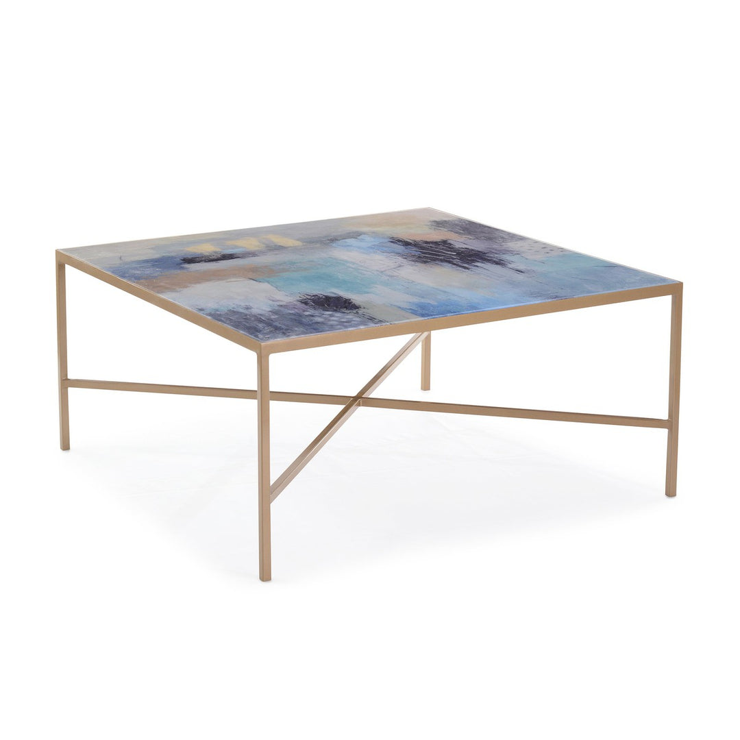 Luminous Godwin's Miles Apart Cocktail Table - Gold