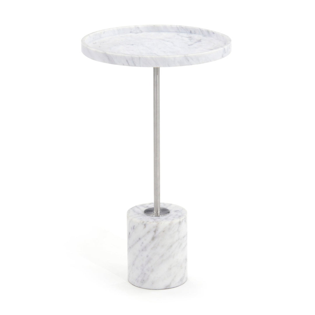 Celeste Martini Table - White - Marble