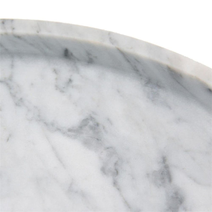 Side Tables Celeste Martini Table - White - Marble