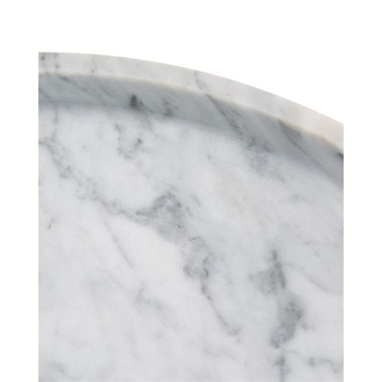 Side Tables Celeste Martini Table - White - Marble