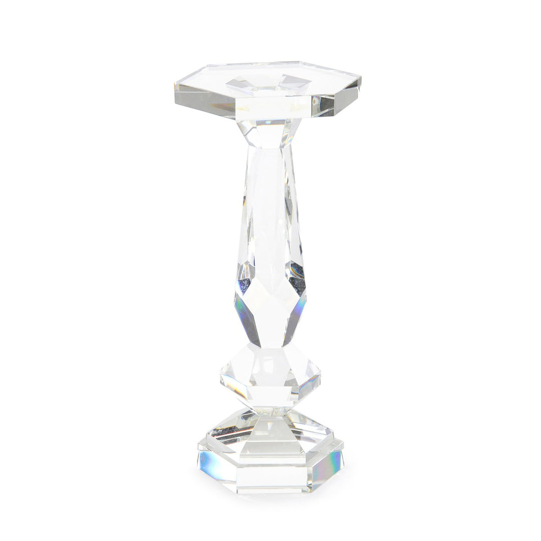 Solis Crystal Martini Table - White - Crystal