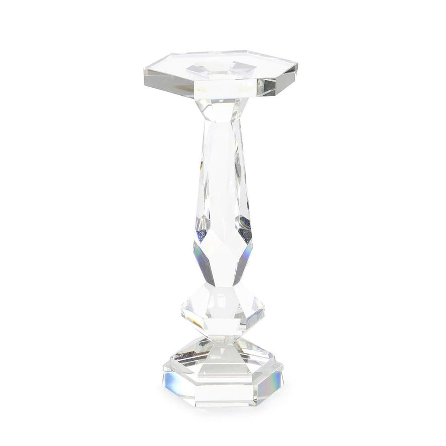 Side Tables Cut Crystal Martini Table - White