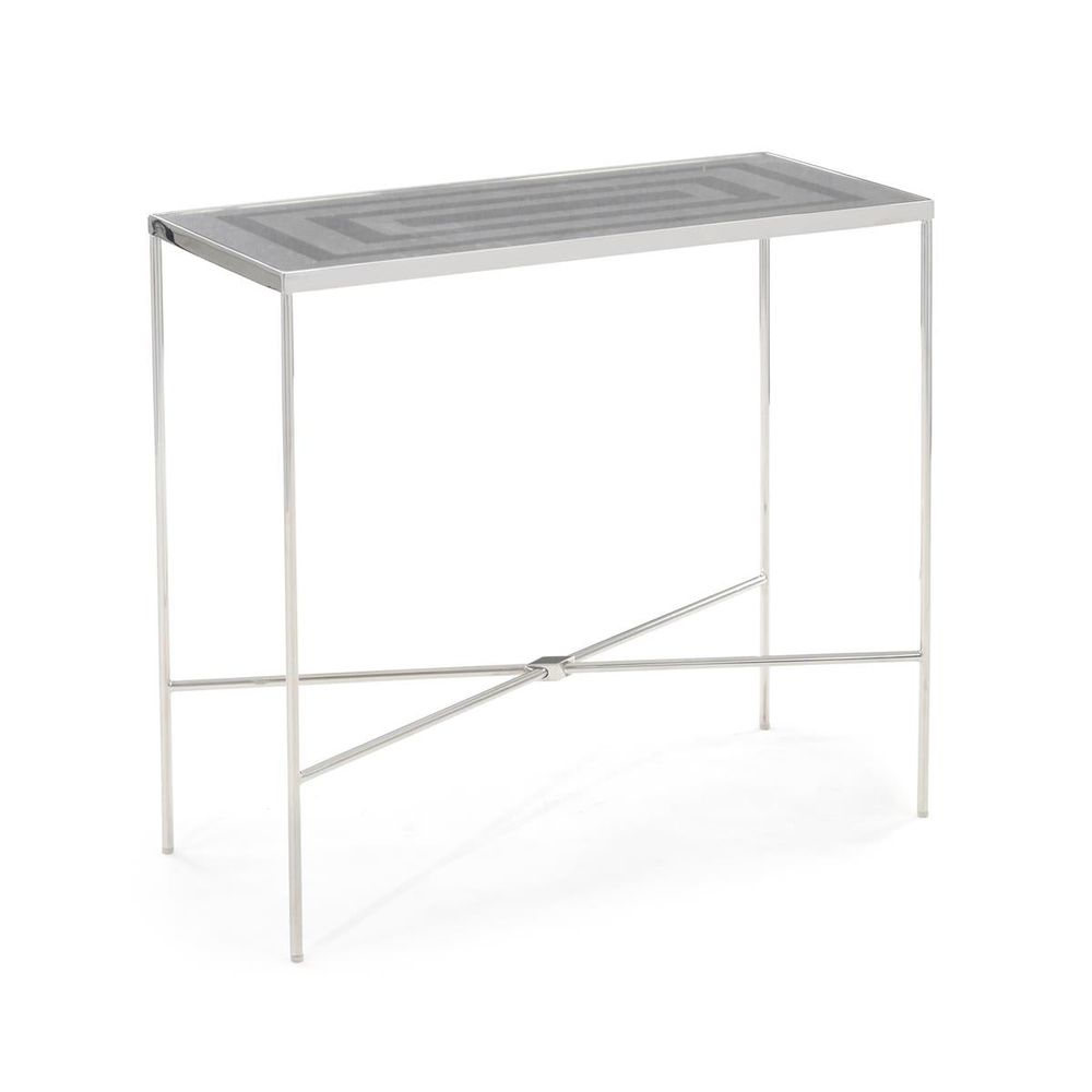 Side Tables Poirot End Table - Silver