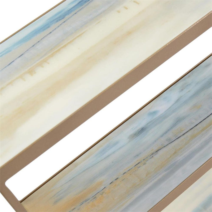 Austin A. James' Concord Three-Tier Sofa Table - White