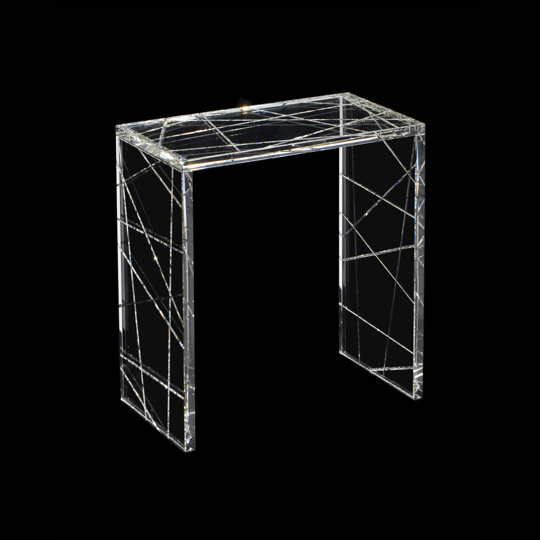 Solis Nesting Table - Clear - Glass