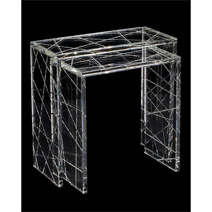 Side Tables Crystal Nesting Table