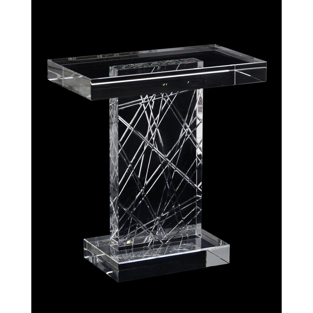 Solis Crystal Accent Table - Clear - Crystal