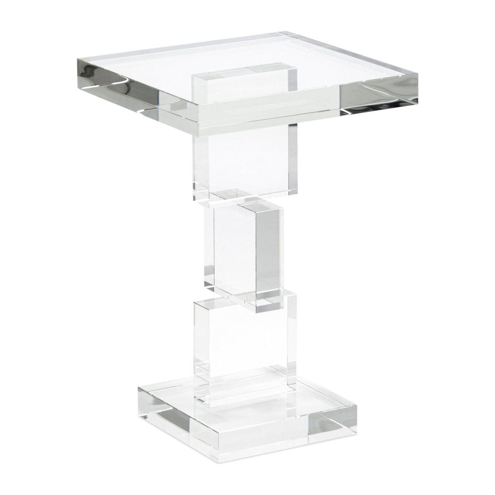 Side Tables Crystal Martini Table - Clear