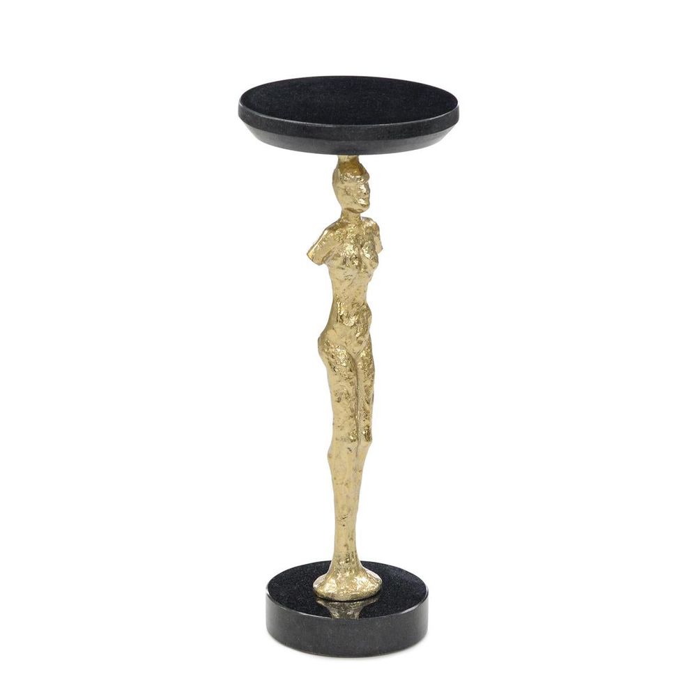 Side Tables Sculptural Cocktail Table - Brass