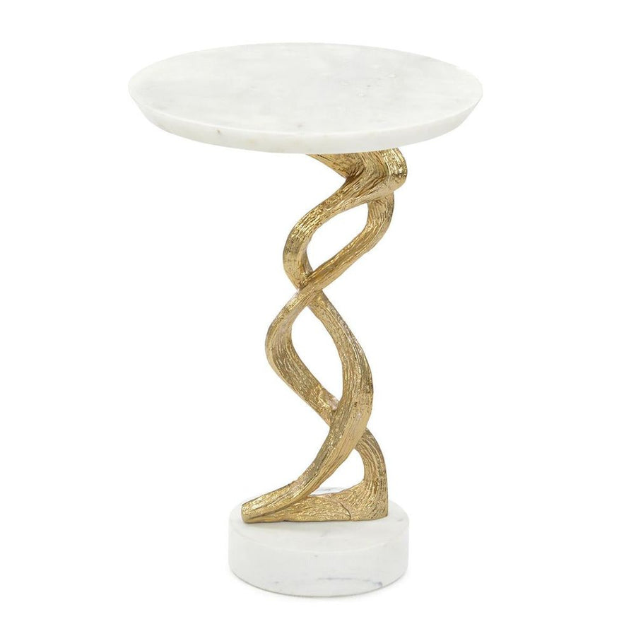 Side Tables Windswept Martini Table - White