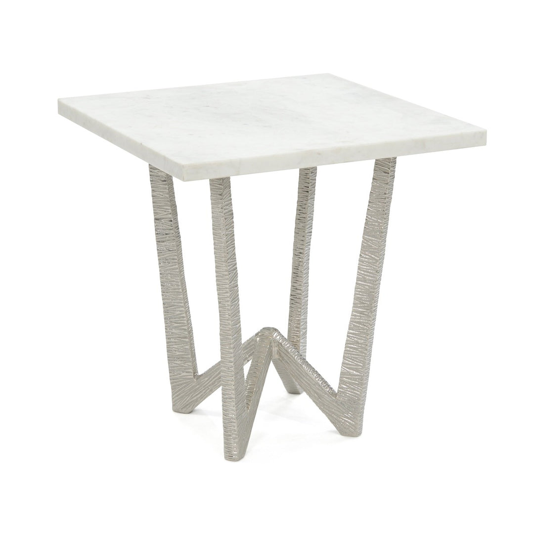 Ellsworth End Table - White - Iron