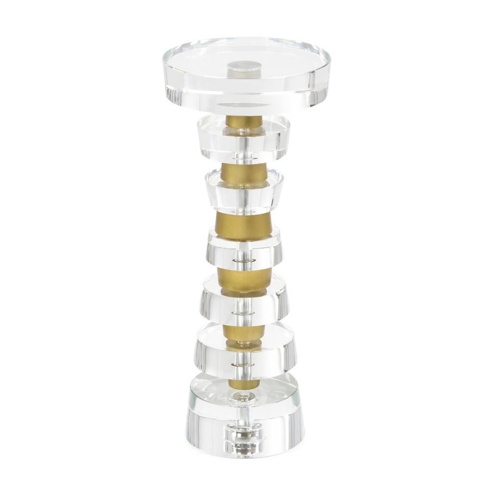 Side Tables Chatoyer Martini Table - Bronze, Clear