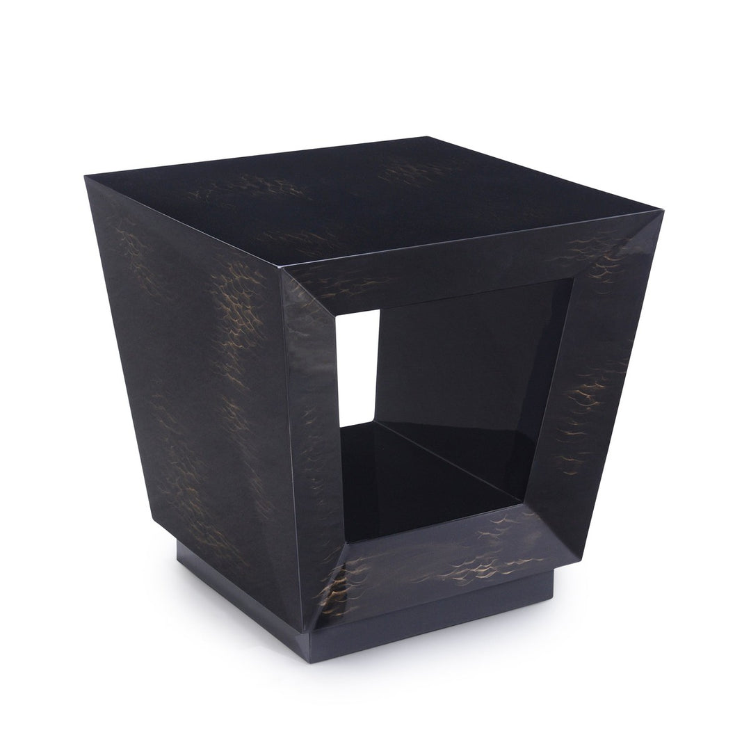 Ellery Side Table, Square - Black