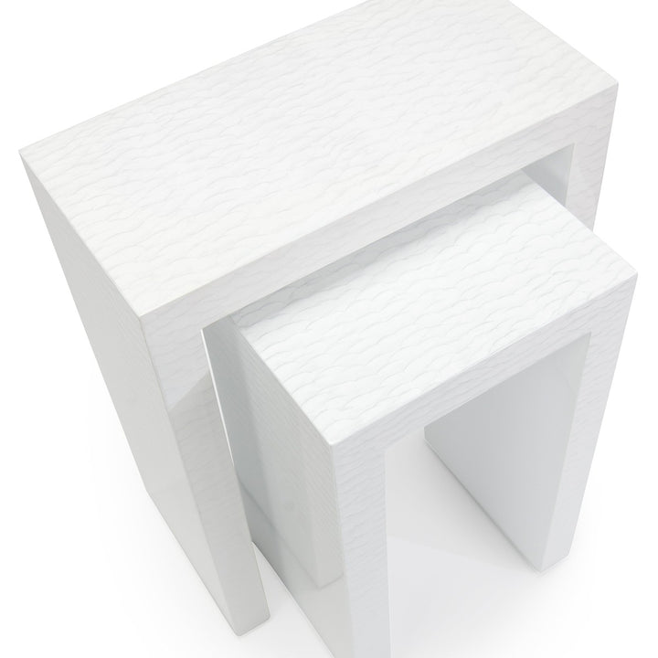 Orion Nesting Tables - Silver