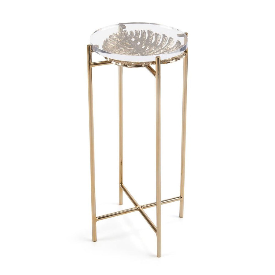 Side Tables Palm Accent Table - Clear