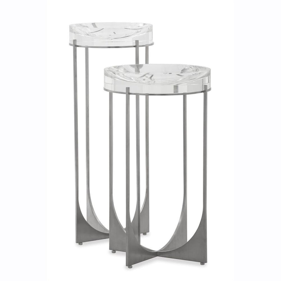 Side Tables Svelte Martini Table Ii, Silver