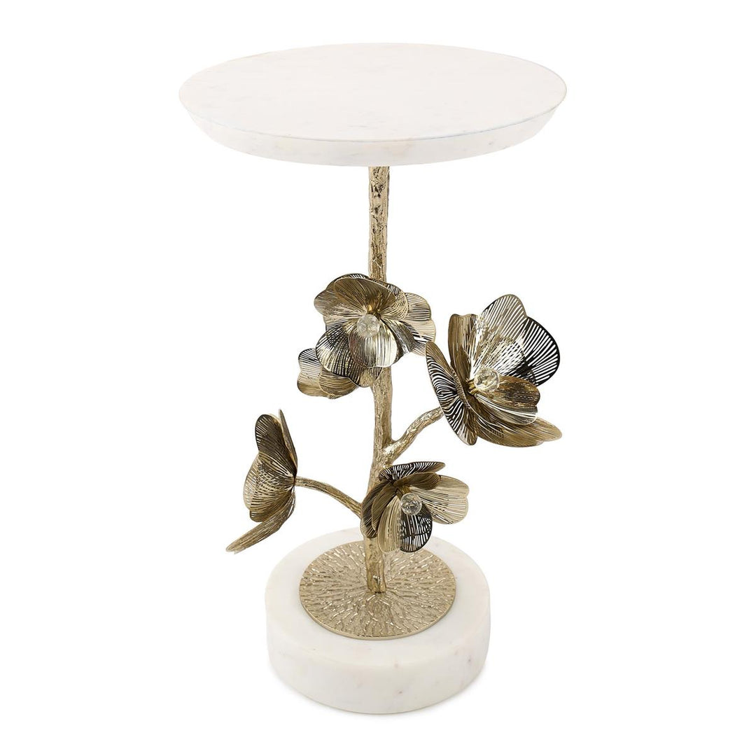 Console Tables Golden Camellia Accent Table