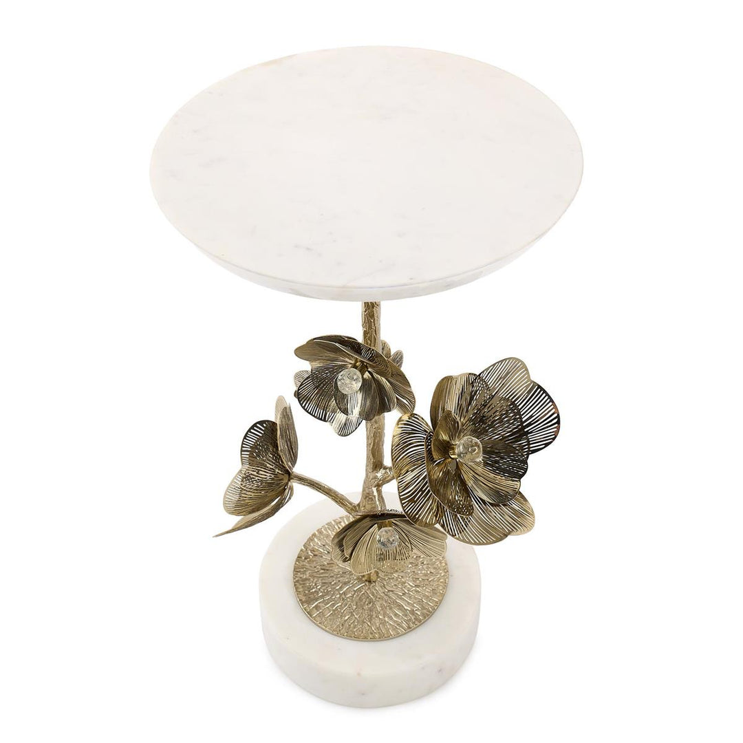 Console Tables Golden Camellia Accent Table