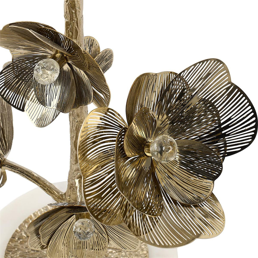 Console Tables Golden Camellia Accent Table