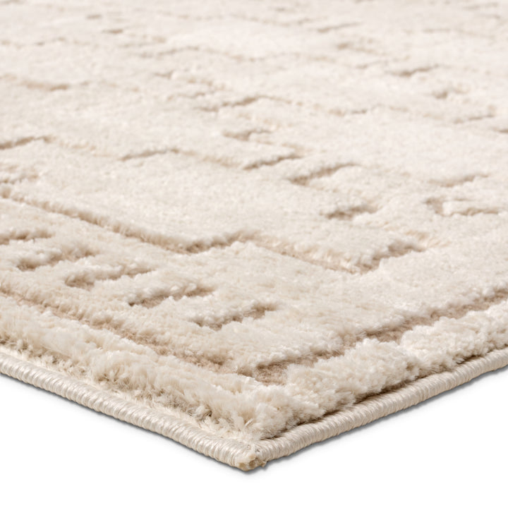 Vibe by Jaipur Living Dawson Trellis Ivory/ Beige Area Rug (6'3"X9'6")