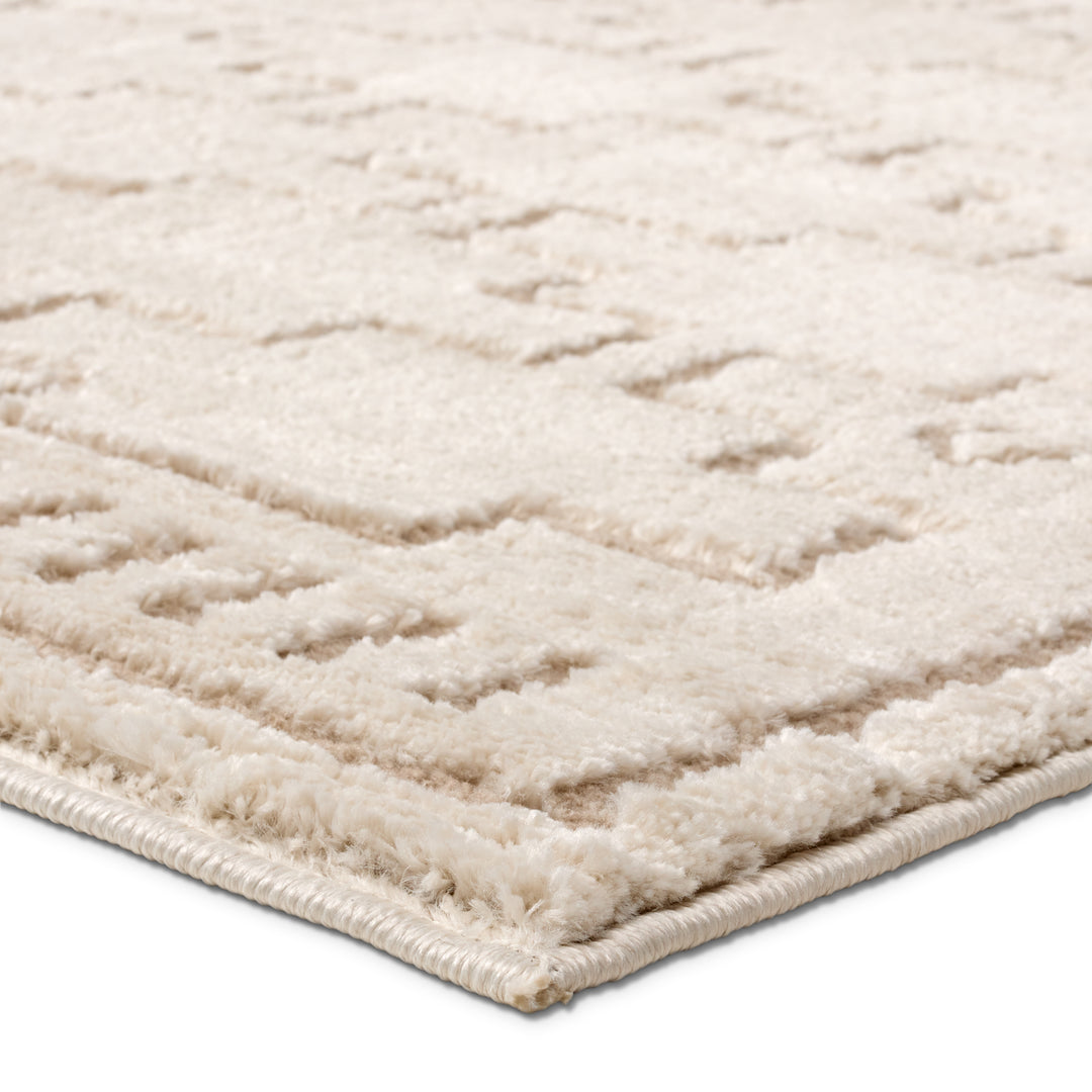 Vibe by Jaipur Living Dawson Trellis Ivory/ Beige Area Rug (7'6"x9'6")