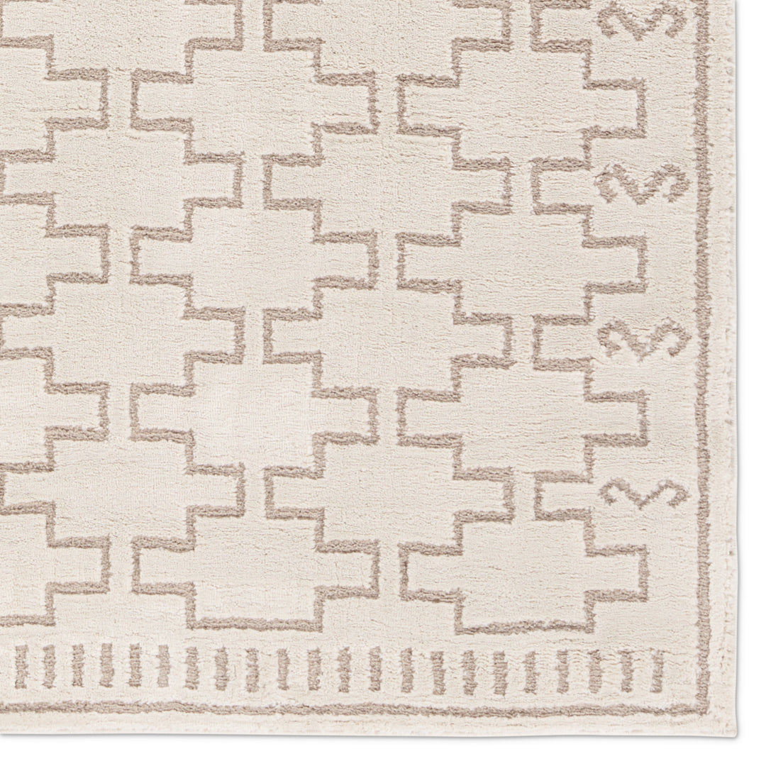 Vibe by Jaipur Living Dawson Trellis Ivory/ Beige Area Rug (9'6"x13'6")