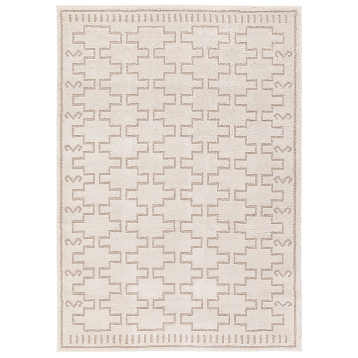 Vibe by Jaipur Living Dawson Trellis Ivory/ Beige Area Rug (7'6"x9'6")