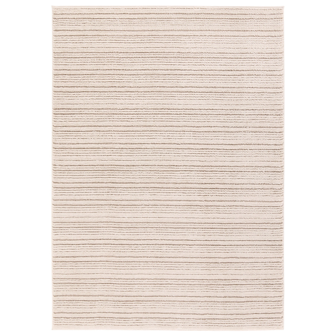 Vibe by Jaipur Living Khoda Striped Ivory/ Beige Area Rug (8'6"x11'6")