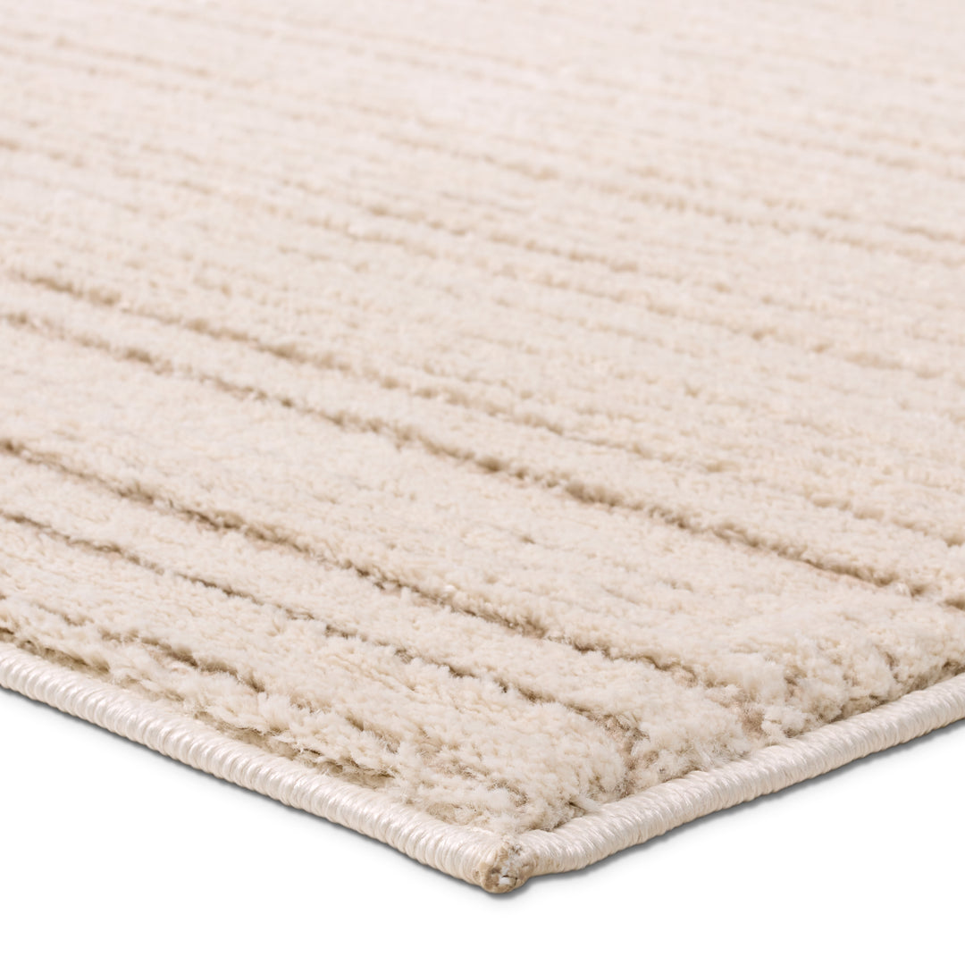 Vibe by Jaipur Living Khoda Striped Ivory/ Beige Area Rug (8'6"x11'6")