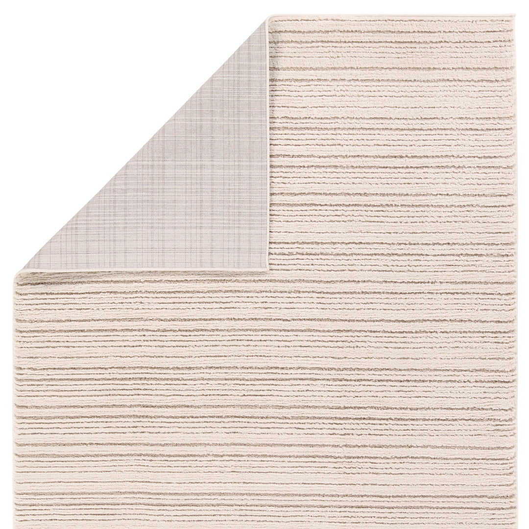 Vibe by Jaipur Living Khoda Striped Ivory/ Beige Area Rug (8'6"x11'6")