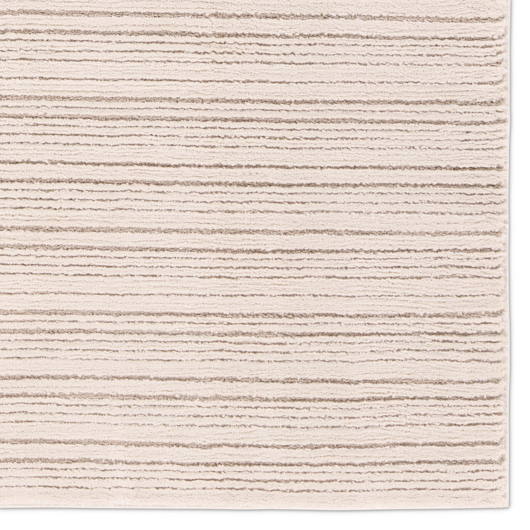 Vibe by Jaipur Living Khoda Striped Ivory/ Beige Area Rug (8'6"x11'6")