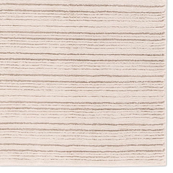 Vibe by Jaipur Living Khoda Striped Ivory/ Beige Area Rug (8'6"x11'6")