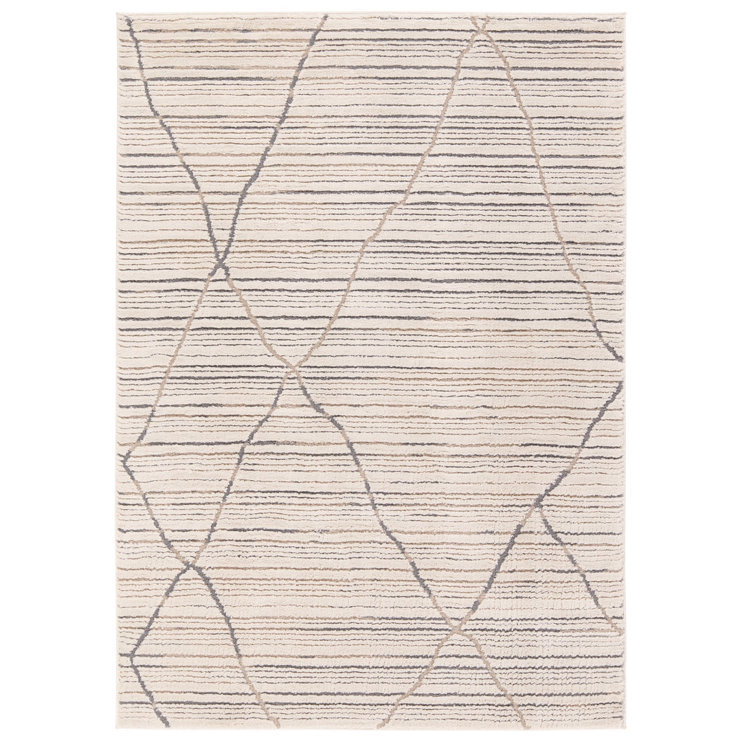 Vibe by Jaipur Living Sachi Trellis Ivory/Gray Area Rug (5'x7')