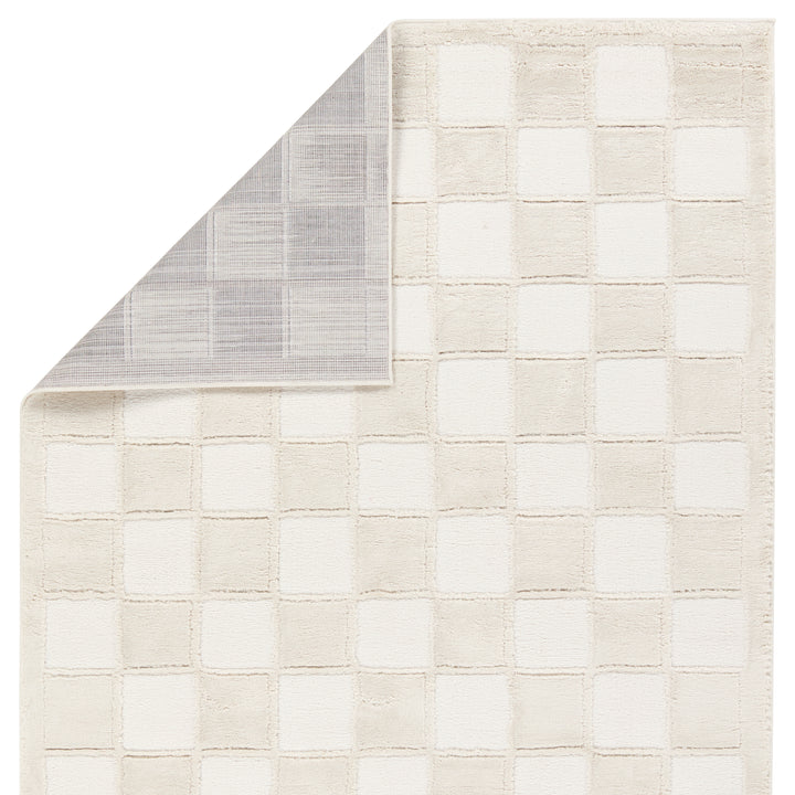 Vibe by Jaipur Living Catanza Geometric Cream/Ivory Area Rug (7'6"x9'6")