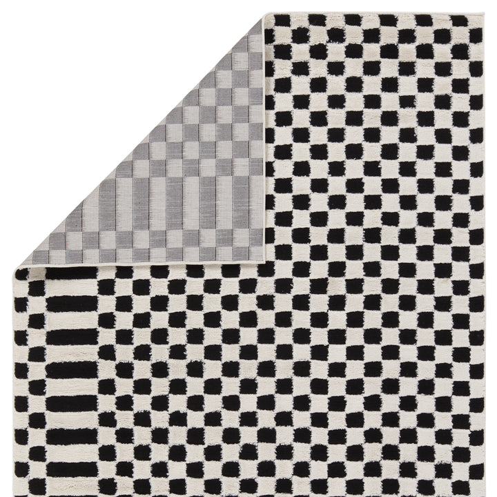 Vibe by Jaipur Living Casa Geometric White/Black Area Rug (9'6"x13'6")