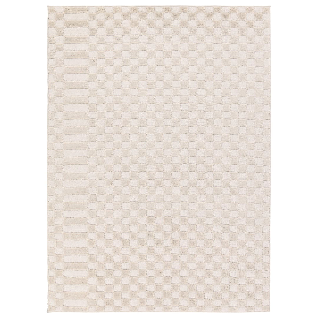 Vibe by Jaipur Living Casa Geometric White/Tan Area Rug (5'x7')