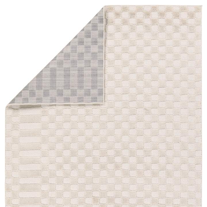 Vibe by Jaipur Living Casa Geometric White/Tan Area Rug (6'3"x9'6")