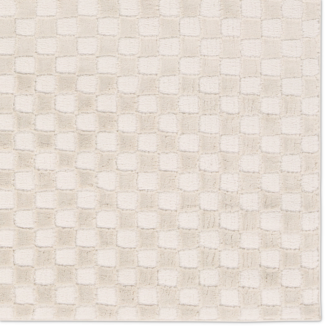 Vibe by Jaipur Living Casa Geometric White/Tan Area Rug (5'x7')