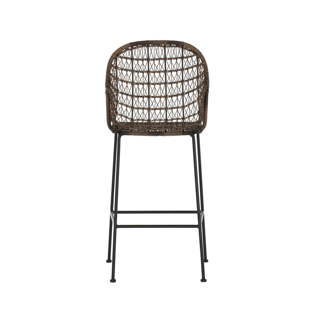 Thatcher Outdoor Bar Stool - Distressed Grey